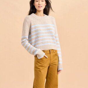 La Ligne Mini Marin Sweater in Tan Light Blue